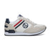 Sneakers bianche con dettagli blu e logo laterale Sergio Tacchini New Winder 2.0 Mx, Brand, SKU s323000114, Immagine 0